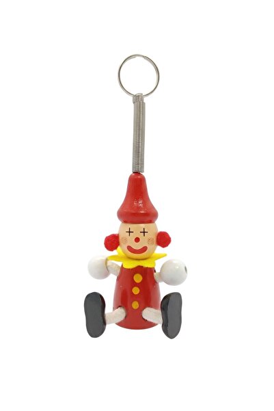 Bounty Nostalgic Wooden Baby Figure Bouncy Keychain