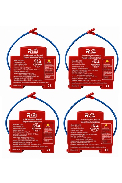 Rstar 4 Adet Aerosol Yangın Söndürme Şalteri | Elektrik Panosu İçin Otomatik ...