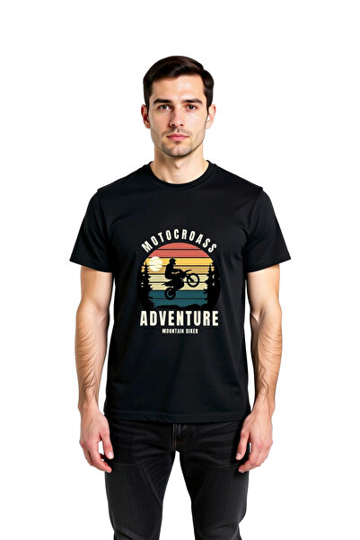 PayBuy Men's Motocross Mountain Bike Graphic Printed Short Sleeve Relaxed Fit...