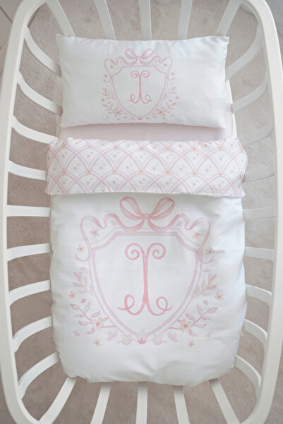 NOU Mother's Side Duvet Cover Set (60X100) - Noble Series - Pink - Letter X