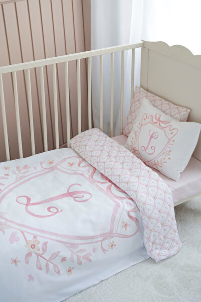 NOU Park Bedding Set (80X120) - Noble Series - Pink - Letter L