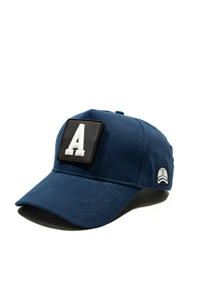 all hats قبعة قابلة للتغيير مع تفاصيل رقعة على شكل حرف A |   قبعة بيسبول بدون...