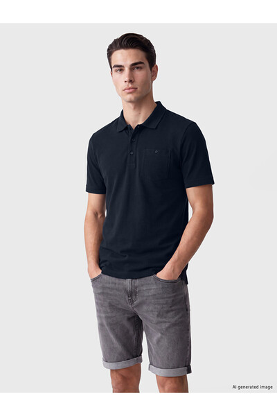 LC Waikiki Men's T-Shirt with a Roba Collar from Uzg Store for Style Enthusiasts