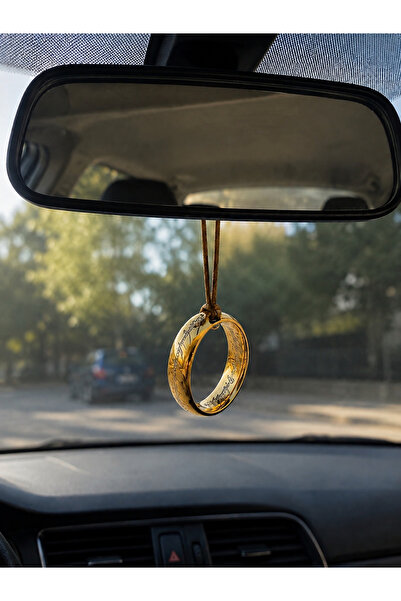 HER ŞEY NOTA www.herseynota.com Ring-Themed Car Rearview Mirror Ornament – De...