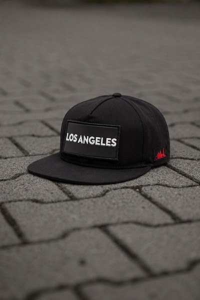 All citys Șapcă neagră Hiphop Snapback cu patch-uri cu broderie orașești inte...