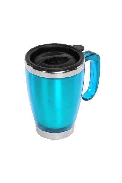 NO NAME S-Link Sl-Tm1981 Stainless Steel Turquoise Thermos Mug with Handle 41...
