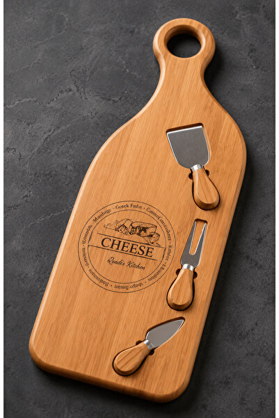 Heda Porselen Just Chef 4-Piece Wooden Cutting and Presentation Board Set - S...