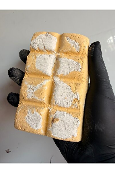 Dekoratif obje 1 Adet sarı tablet