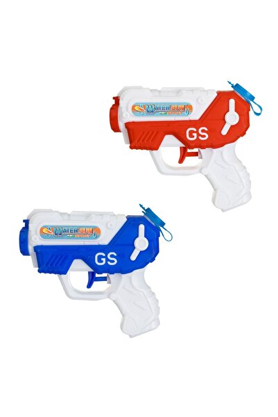 OEM Pistol cu apă de 11cm - Alb cu detalii albastre sau roșii