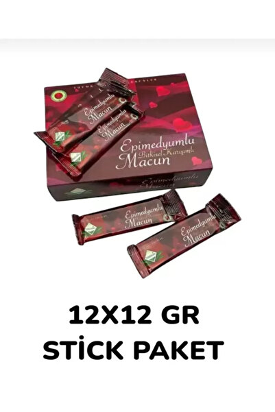Themra Ginsengli Epimedyümlü1 Bitkisel Karışımlı Atom Mesir Macunu 12X12 Gr