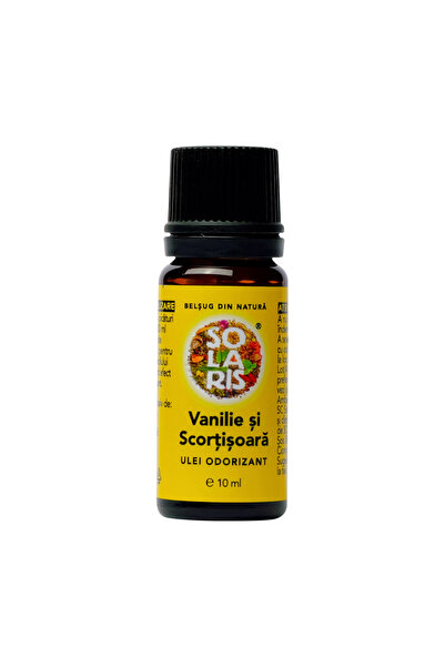SOLARIS Ulei odorizant Vanilie și Scorțișoară Solaris, 10 ml – Esență concent...