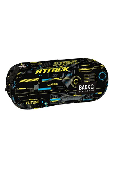 Derform Penar oval BackUp7, 23x9x5cm, model cyber attack, PB7A50