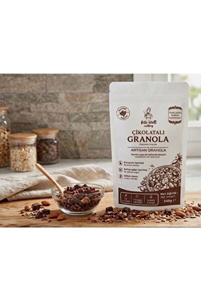 Yoğun Çikolatalı Glutensiz Granola