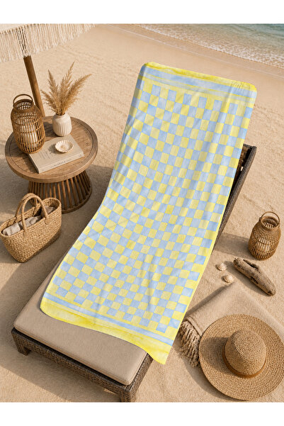Evmila Cute Colorful Sea Creatures Ocean Pattern 70X150 Beach Towel - Digital...