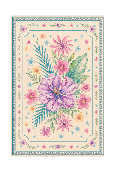 Rugs Modern Halı Aura Traditional Patterned Modern Woven Base Decorative Carp...