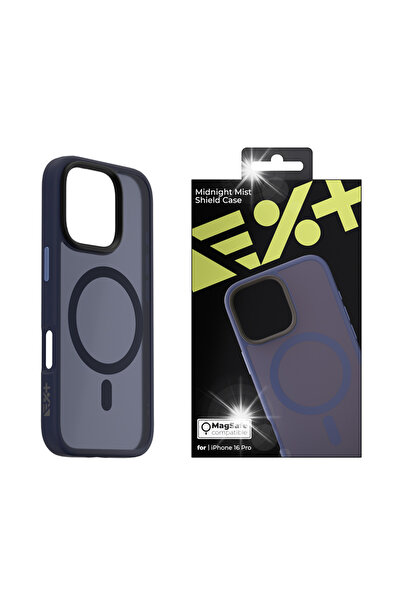 NEXT ONE Husă Mist Shield MagSafe pentru iPhone 16 Pro, albastru miez de noapte