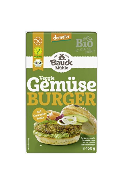 Bauckhof Amestec pentru burger vegetarian Demeter organic, 160g