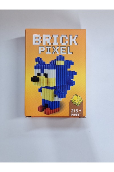 YDNE 3D Sonic The Hedgehog Tasarımlı 215+ Parçalı Big Pixel Brick Yapı Blokla...