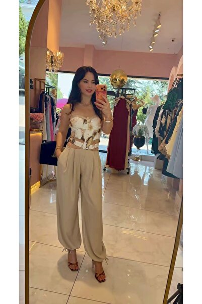 Hatice Altıntaş BÜSTİYERLİ BEL DEKOLTELİ STRABLEZ TULUM