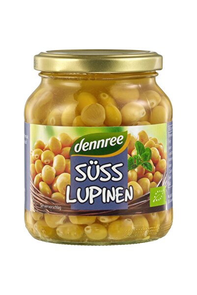 Dennree Fasole lupină dulce bio, 340g