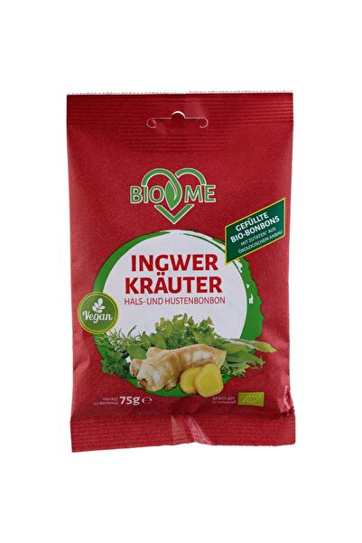 BIO loves Me Bomboane organice cu ghimbir, 75g