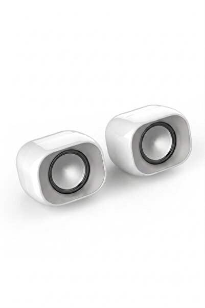 HP DHS-2111 6W Mini Beyaz Renk Taşınabilir Multimedya Speaker Hoparlör
