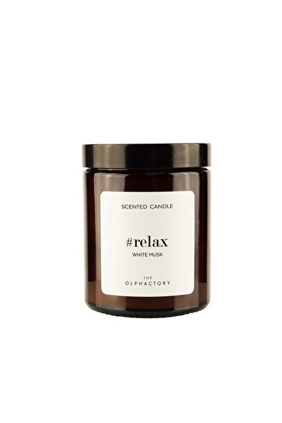 The Olphactory , Relax White Musk, Scented Candle, 135 g