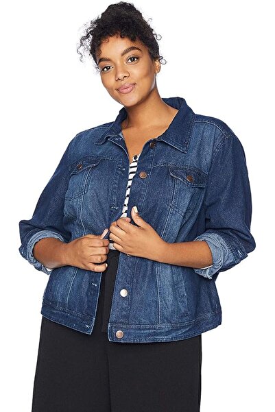 dollhouse Women's Size Dark Plus Denim Jacket
