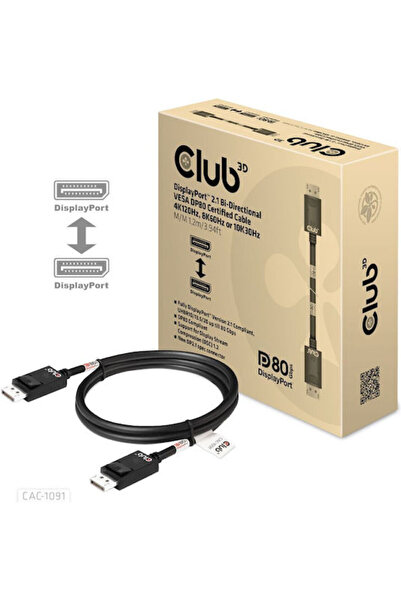 Other Καλώδιο Club3D DisplayPort αρσενικό - DisplayPort αρσενικό 1,2μ Μαύρο (...