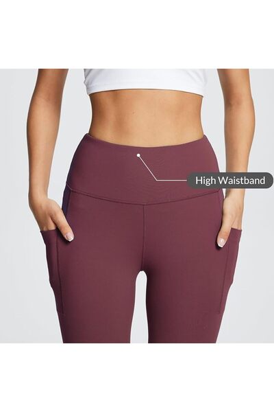 BALEAF Women's Fleece Lined Leggings Winter Yoga Leggings Thermal High Waiste...
