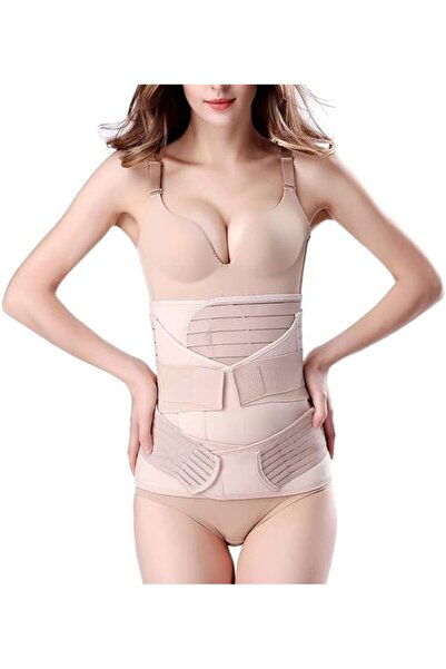 Generic 3 In 1 Postpartum Girdle Support Recovery Belly Band Corset Wrap Body...
