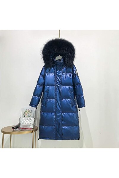 GENERAL BAJIE Women's Down Jacket Hooded Winter Jacket Women Long White Duck ...