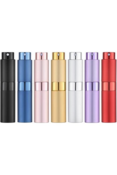TEKSON بخاخ عطر سعة 8 مل للسفر، حاويات كولونيا قابلة لإعادة التعبئة، زجاجة فا...