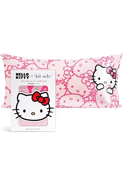 Kitsch Satin Pillowcase for Hair & Skin - Softer Than Silk Pillowcase for Hai...