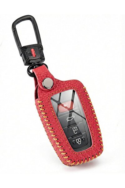 GENERAL for Toyota Key Fob Cover with Keychain, Leather Car Key Case Protecto...