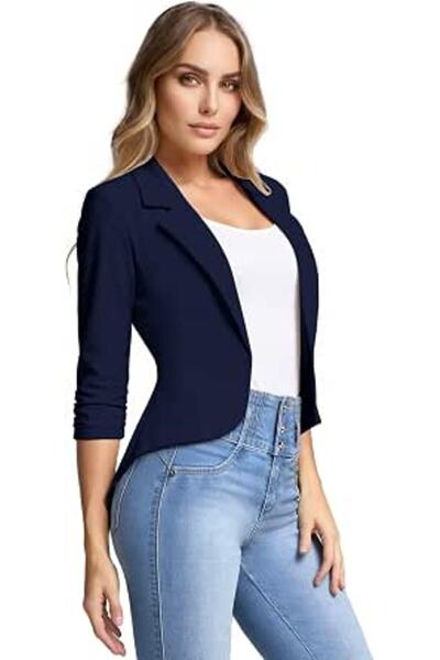 Hybrid & Company womens Classic Classic | Classic peplum silhouette, double l...