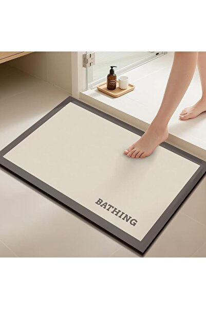THMINS U-Shaped Toilet Bath Mat Sets 3 Piece, Non Slip, Extra Absorbent, Bath...