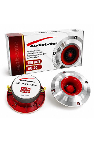 poke audio Dome Tweeter Set 250W 2 Adet + 2 Adet Dome Tweeter Kabin AU-20