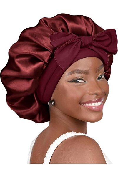 YANIBEST Satin Bonnet Silk Bonnet for Sleeping Hair Bonnet with Tie Band Head...