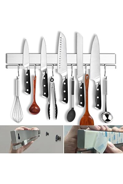 GENERAL 12 Inch Magnetic Knife Holder for Wall or Refrigerator - Adhesive Mag...