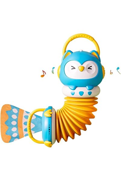 GENERAL Cartoon Owl Accordion Baby Toy Preschool Music Enlightenment Accordio...