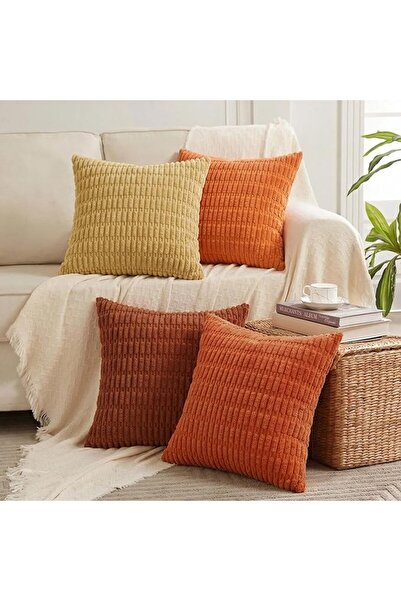 Fancy Homi 4 Packs Boho Black Decorative Throw Pillow Covers 18x18 Inch for L...
