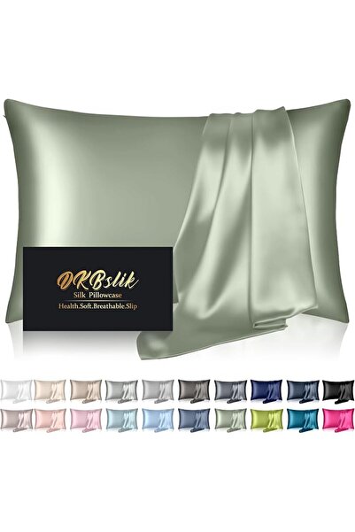 GENERAL Silk Pillowcase for Hair and Skin, Mulberry Silk Pillow Cases Queen S...