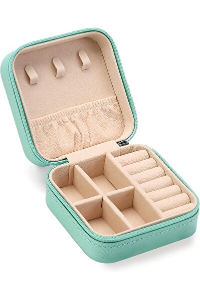GENERAL ZPROW Plush Velvet Travel Jewelry Case, Organizer, Box, Small Case fo...