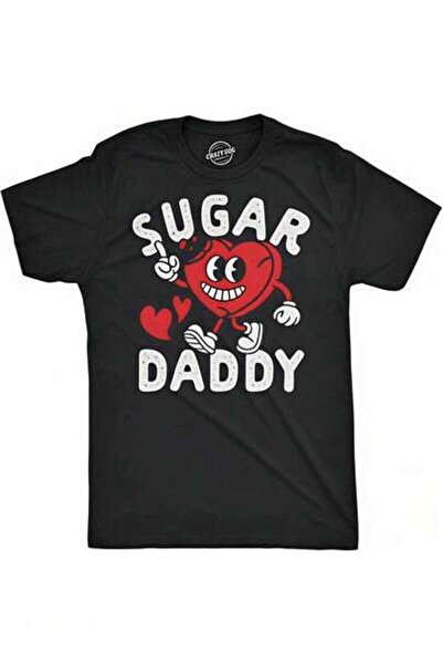 23ERVA Summer Outfit Women, Sugar Daddy Heart Cartoon Funny Vintage T-Shirt, ...