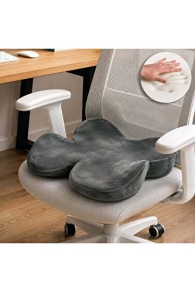 OEM Anatomical Memory Foam Chair Cushion Grey 47x39cm
