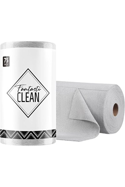 GENERAL Fantasticlean Microfiber Cleaning Cloth Roll -75 Pack, Tear Away Micr...