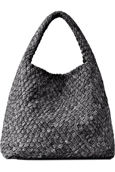 GENERAL Woven Bag Purses and Handbags, Woven Vegan Leather Bag For Women, Wov...