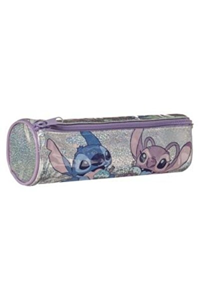 OEM Penar Tub Rotund Argintiu Holografic Stitch & Angel Ø8x22,5cm