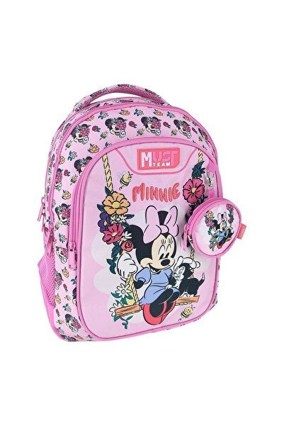 MC Micostore Ghiozdan 32x18x43cm 3 compartimente Minnie Flowers Must